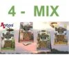 Antos Antos Insecta Trainers - Mixpakket - 4 X 100 Gram -honden benodigdheden antos antos insecta trainers mixpakket 4 x 100 gra