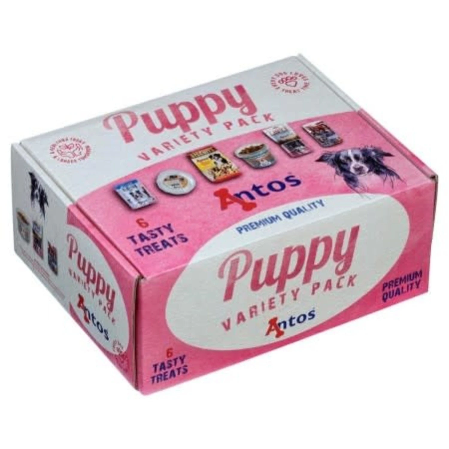 Antos Antos Puppy Variety Pack - Snackpakket - 6 Items 4 Antos Antos Puppy Variety Pack - Snackpakket - 6 Items - Afbeelding 2