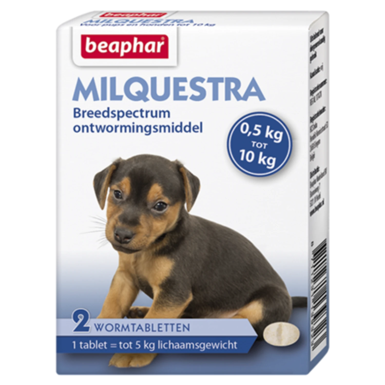 Beaphar Beaphar Milquestra Wormtabletten Hond 4 Beaphar Beaphar Milquestra Wormtabletten Hond - Afbeelding 2