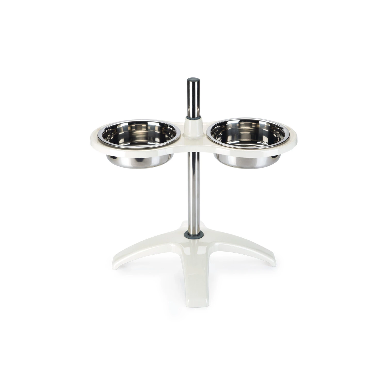 Beeztees Beeztees Voederstandaard Orino - Wit - 53x45 Cm 3 Beeztees Beeztees Voederstandaard Orino - Wit - 53x45 Cm