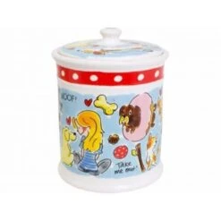 Blond Amsterdam Blond Voorraadpot Hond - Keramiek - 16 X 16 X 22.5 Cm