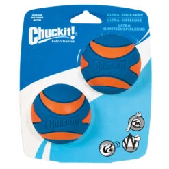 Chuckit! Chuckit Chuckit Ultra Squeaker Ball - Met Piep - M - ø 6 Cm - 2-pack