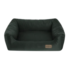 D-tails Hondenmand Velvet - Donkergroen