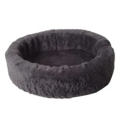 Gebr. De Boon Boon Teddymand - Rond - Grijs -honden benodigdheden gebr de boon boon teddymand rond grijs 2