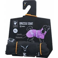 Hurtta Hurtta Hondenjas Drizzle Coat - Zwart 10 Hurtta Hurtta Hondenjas Drizzle Coat - Zwart -honden benodigdheden hurtta hurtta hondenjas drizzle coat zwart 3
