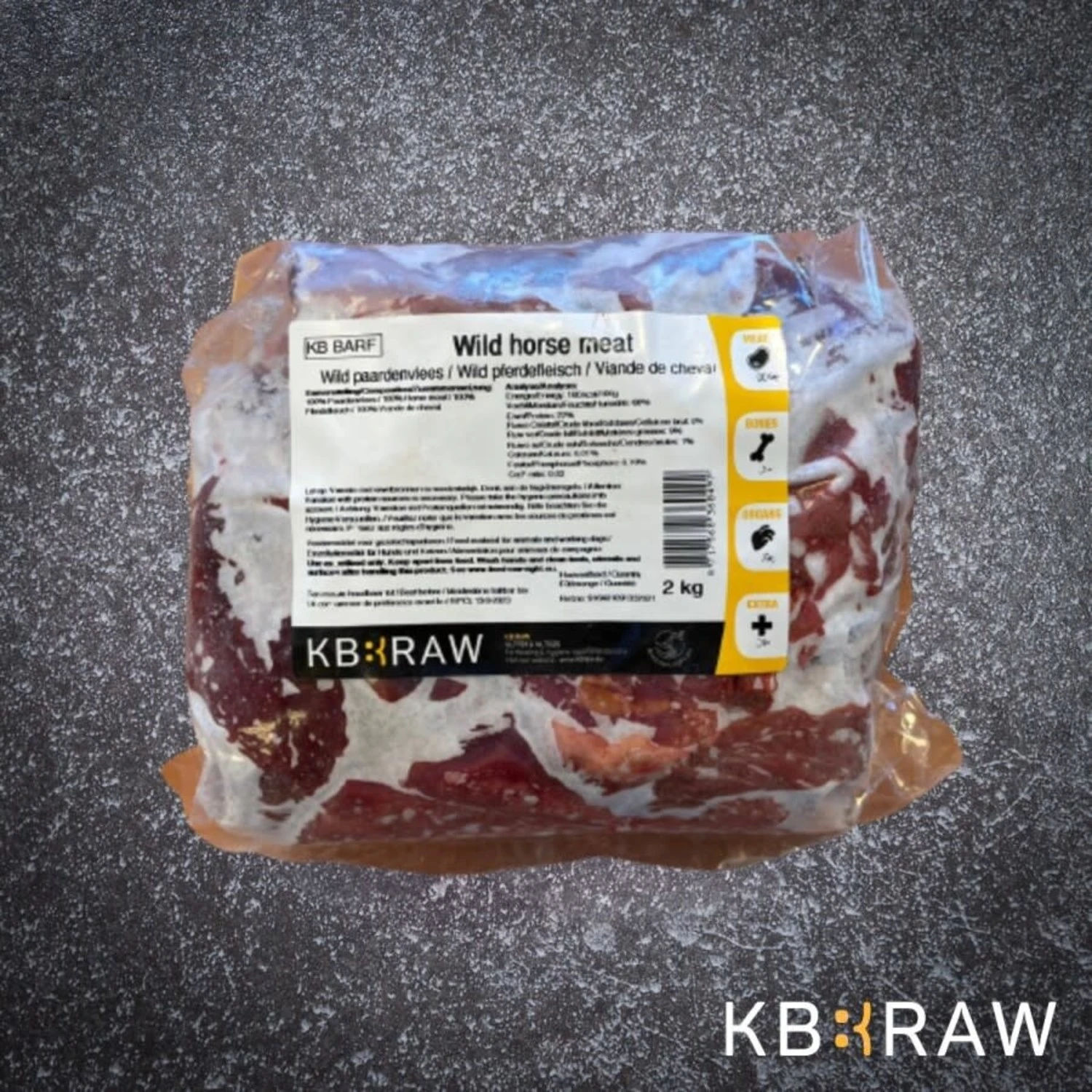KB Raw KB RAW Wild Paardenvlees - 2 Kilo - ENKEL AFHALEN - GEEN VERZENDING MOGELIJK 3 KB Raw KB RAW Wild Paardenvlees - 2 Kilo - ENKEL AFHALEN - GEEN VERZENDING MOGELIJK