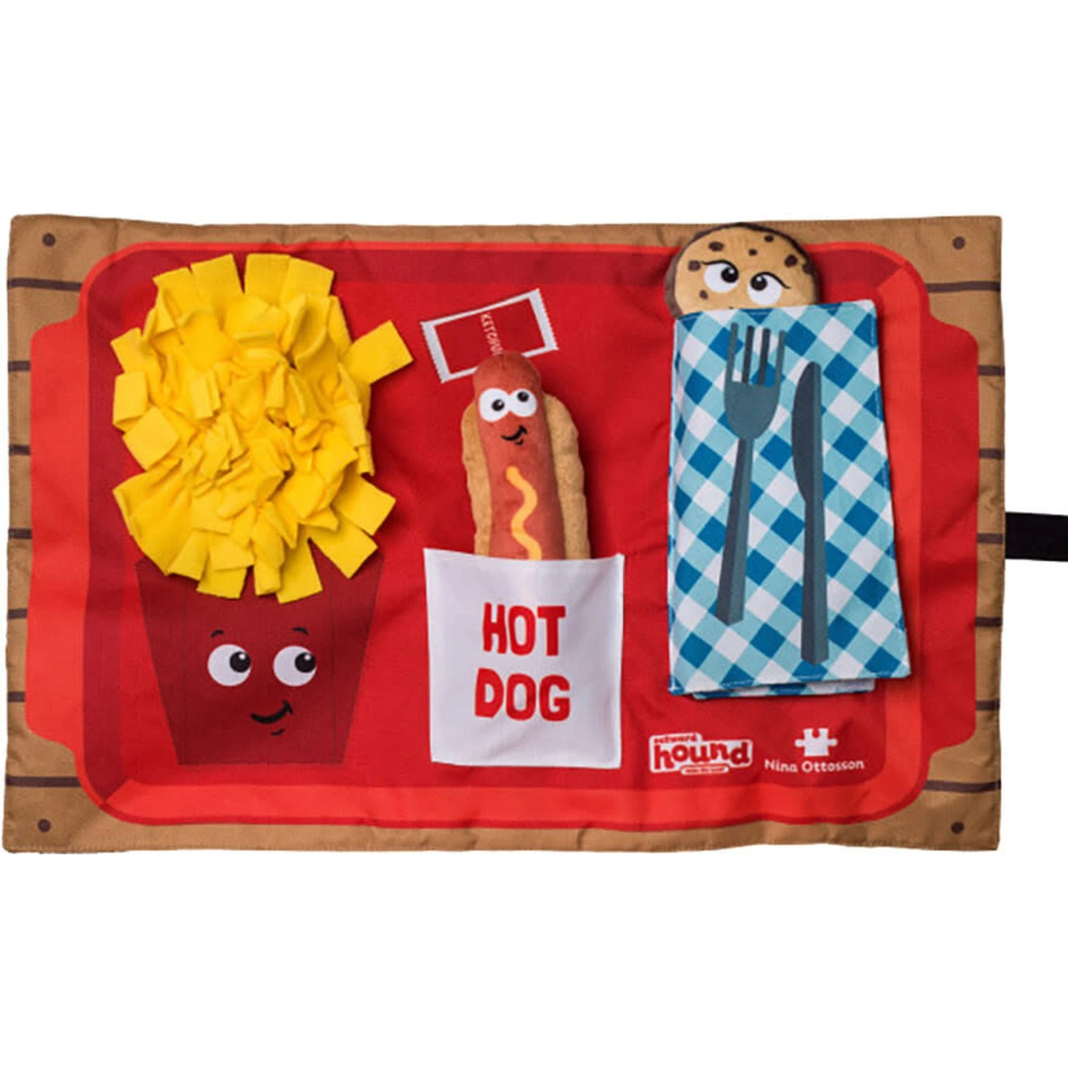 Nina Ottosson Nina Ottosson Activity Matz Fast Food Game - Hondenpuzzel Niveau 2 4 Nina Ottosson Nina Ottosson Activity Matz Fast Food Game - Hondenpuzzel Niveau 2 - Afbeelding 2