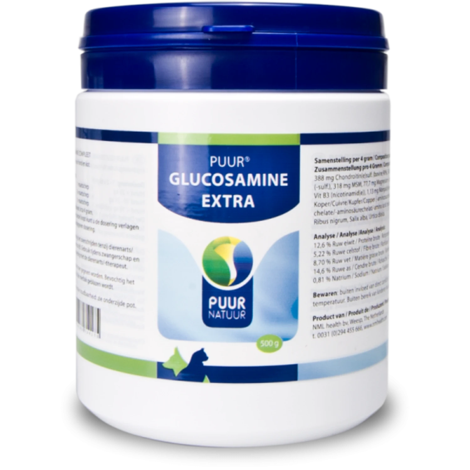PUUR Puur Glucosamine Extra H+K - 500 Gram 3 PUUR Puur Glucosamine Extra H+K - 500 Gram