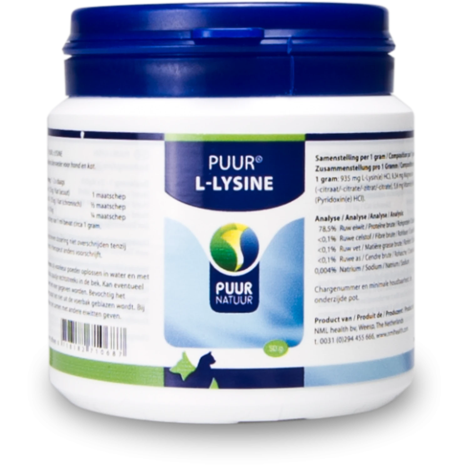 PUUR Puur L-Lysine Hond & Kat Compl. - 50 Gram 3 PUUR Puur L-Lysine Hond & Kat Compl. - 50 Gram