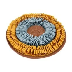 Snuffelmat Rond - 48 Cm - Cookie Blue Orange -honden benodigdheden snuffelmat rond 48 cm cookie blue orange 3