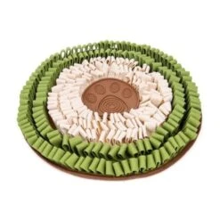 Snuffelmat Rond - 48 Cm - Cookie White Green -honden benodigdheden snuffelmat rond 48 cm cookie white green 2