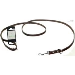 Tijssen Hondenriem Vario Vetleer Bruin -honden benodigdheden tijssen hondenriem vario vetleer bruin 1