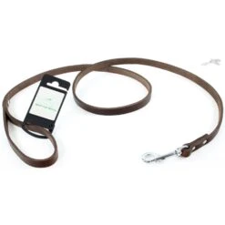 Tijssen Hondenriem Vetleer Bruin -honden benodigdheden tijssen hondenriem vetleer bruin 1