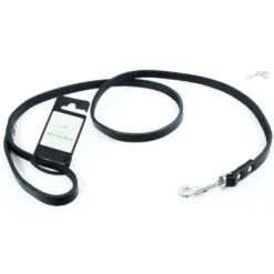 Tijssen Hondenriem Vetleer Zwart -honden benodigdheden tijssen hondenriem vetleer zwart 1