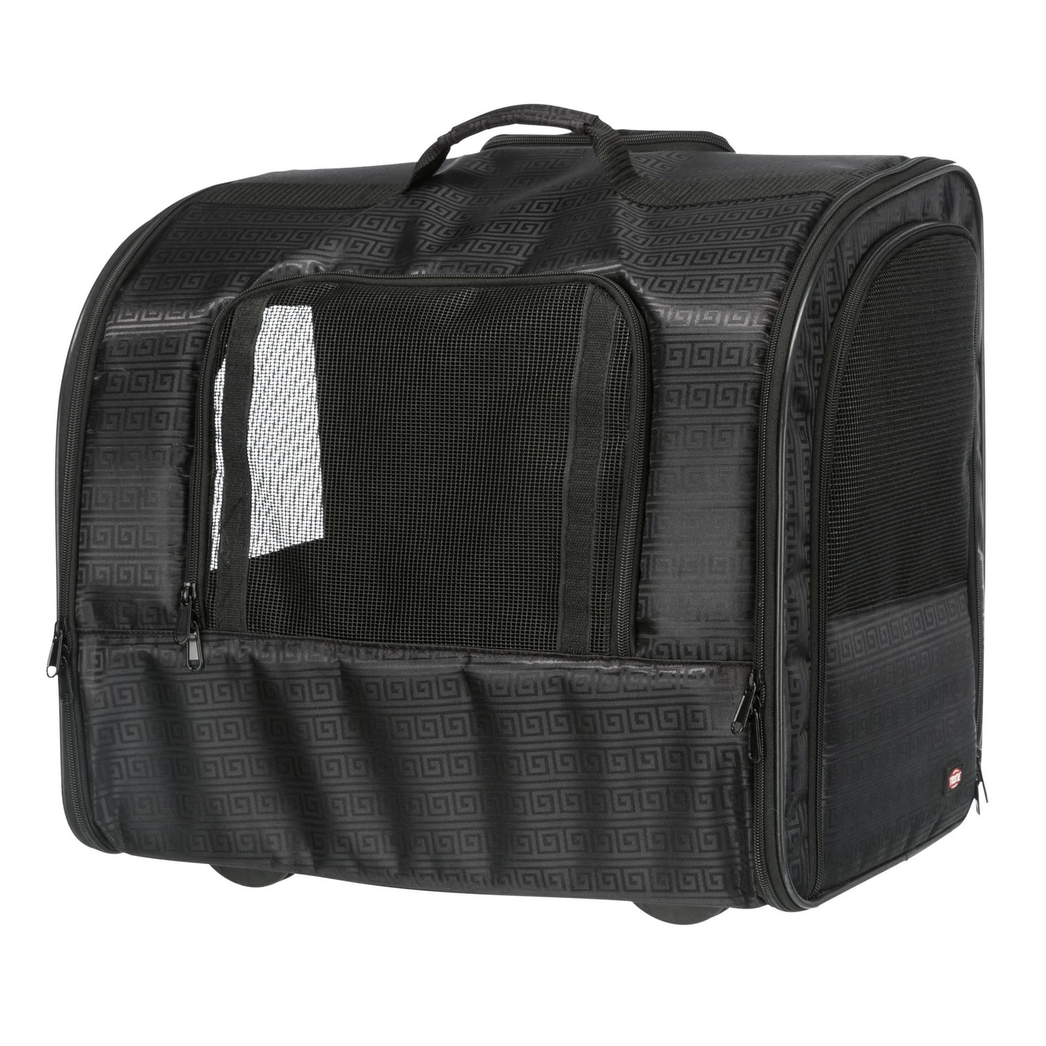 Trixie Trolley Elegance - 45x41x31 Cm - Zwart - Tot 10 Kilo 3 Trixie Trolley Elegance - 45x41x31 Cm - Zwart - Tot 10 Kilo