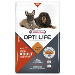 Versele-Laga Opti Life Hondenvoer - Adult Mini Digestion - Lamb -honden benodigdheden versele laga opti life hondenvoer adult mini diges 2